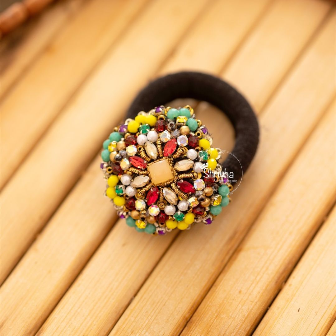 Artisan Embroidered Hair Band - Modern Twist on Classic Style