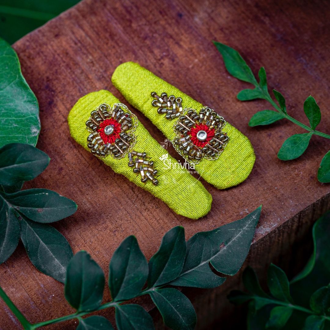 Lime Luster – Designer Tic Tac Clips