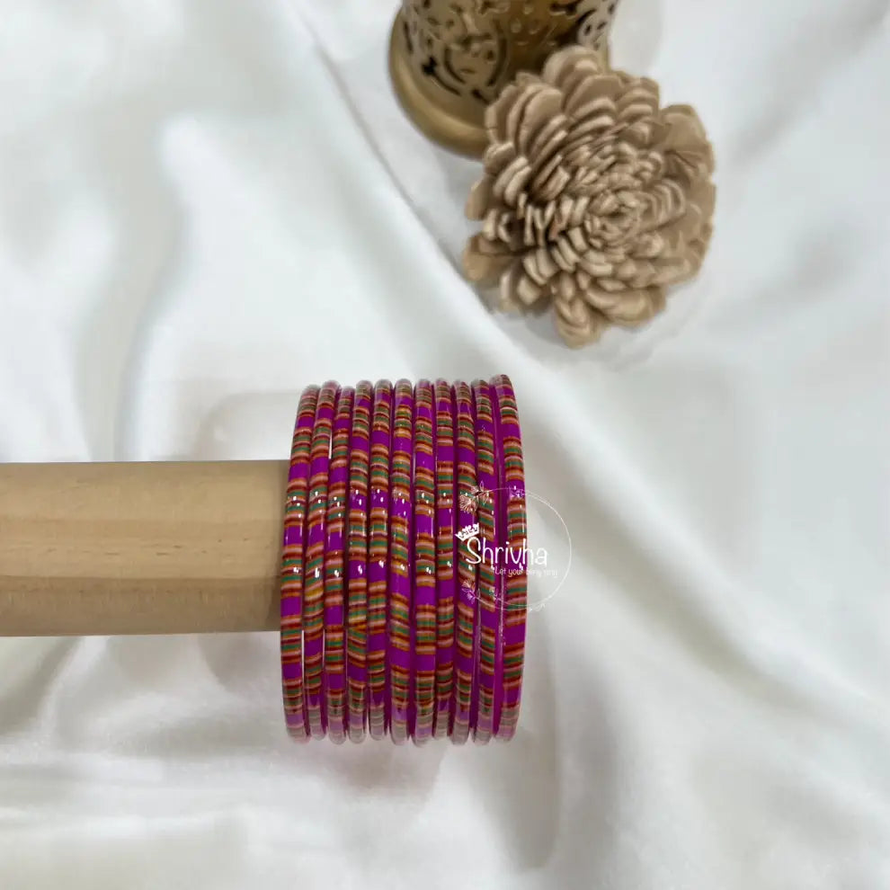 Shrivha royal handcrafted bangles styled for Diwali celebrations