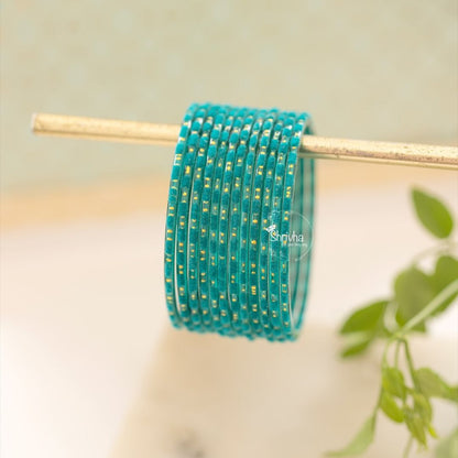 Splendor Shift – Multicolor Glass Bangles Set