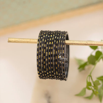 Splendor Shift – Multicolor Glass Bangles Set
