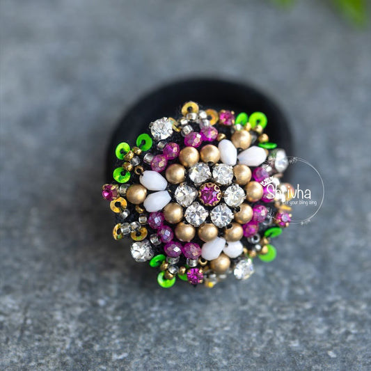 Jeweled Garden Hair Elastic