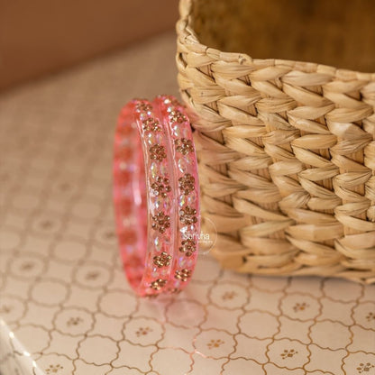 Vibrant Horizons – Vibrant Glass Bangles (2 Pcs)